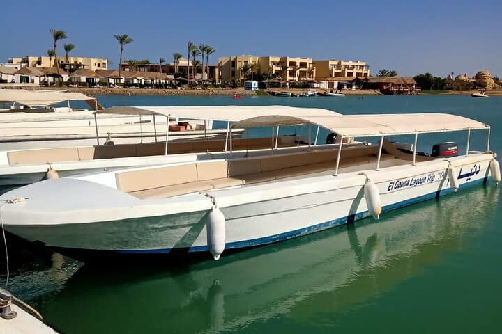 El Gouna VIP Sunset Lagoon Boat Trip from Hurghada