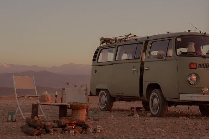 Sunset Dinner by a Vintage VW in the Agafay Desert photo 3