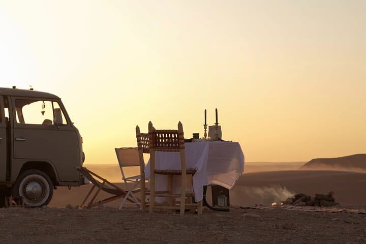 Sunset Dinner by a Vintage VW in the Agafay Desert photo 5
