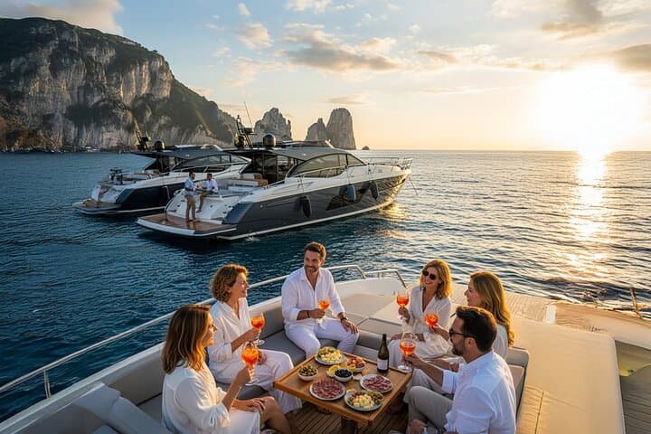 Sunset Sensations: Private Amalfi Coast Cruise with Aperitif & Swim photo 3