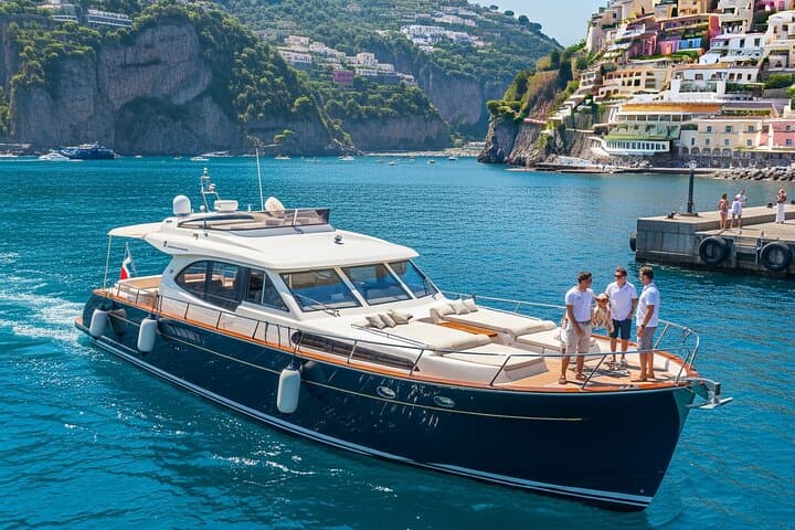 Private Amalfi Coast Luxury Boat Tour: Positano, Capri & Hidden Grottos photo 1