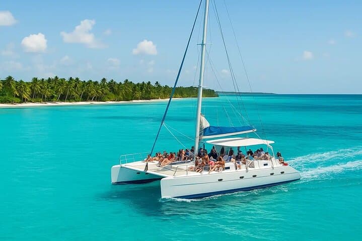 Saona Island Catamaran Day Trip from Punta Cana — Natural Pool, Open Bar & Beach Lunch photo 1