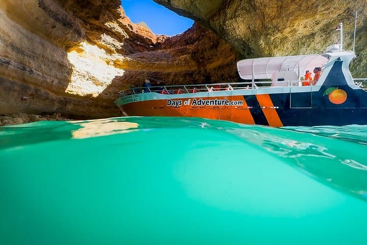Dolphin Watching and Benagil Cave Speedboat Tour from Lagos