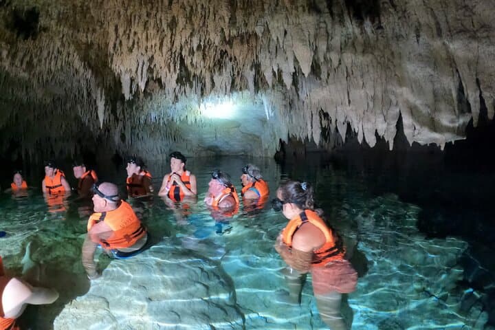 Mayan Snorkel Tour: Open Cenote, Cavern Swim & Yal-Ku Lagoon photo 3