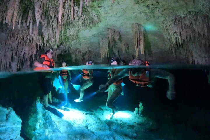 Mayan Snorkel Tour: Open Cenote, Cavern Swim & Yal-Ku Lagoon photo 4