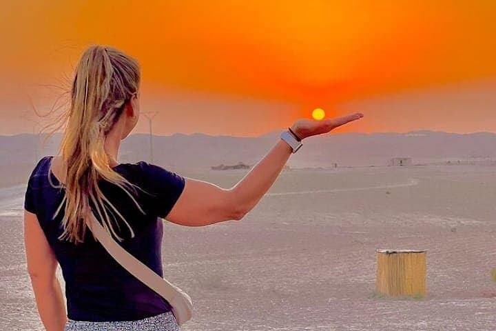 Agafay Desert Camel & Quad Adventure from Marrakech with Dinner and Fire Show
