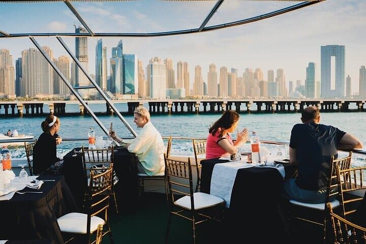 Dubai Marina Sunset Cruise: Premium Yacht Dining & Skyline Views photo 2