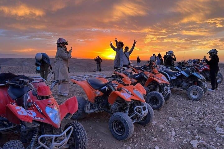 Agafay Desert Quad Bike Sunset, Camel Ride & Moroccan Dinner Show from Marrakech photo 3