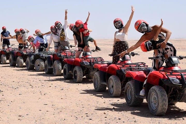 Hurghada Desert Quad Safari: ATV Ride, Bedouin Village & Sunset Camel Experience photo 1