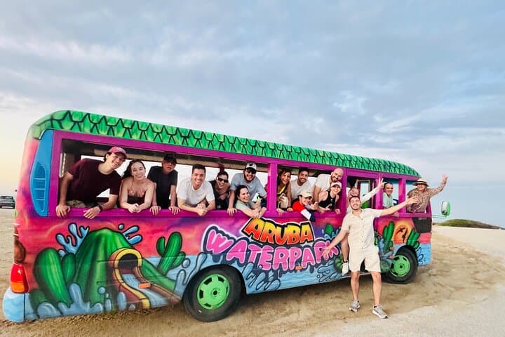 Explore Aruba: Island Bus Tour to California Lighthouse and Aruba Waterpark