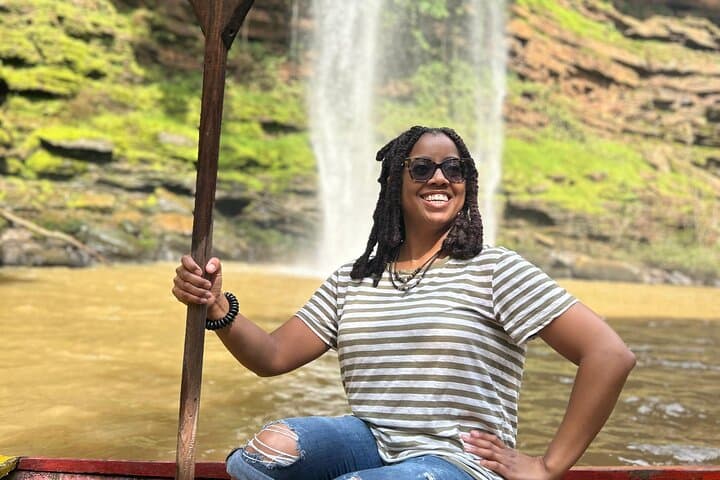 Boti Falls & Aburi Day Tour from Accra: Umbrella Rock, Cocoa Farm & Botanical Gardens