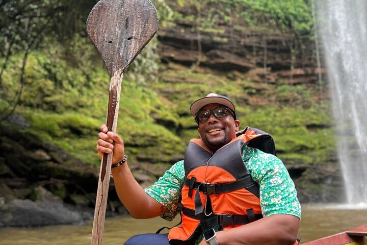 Boti Falls & Aburi Day Tour from Accra: Umbrella Rock, Cocoa Farm & Botanical Gardens photo 3