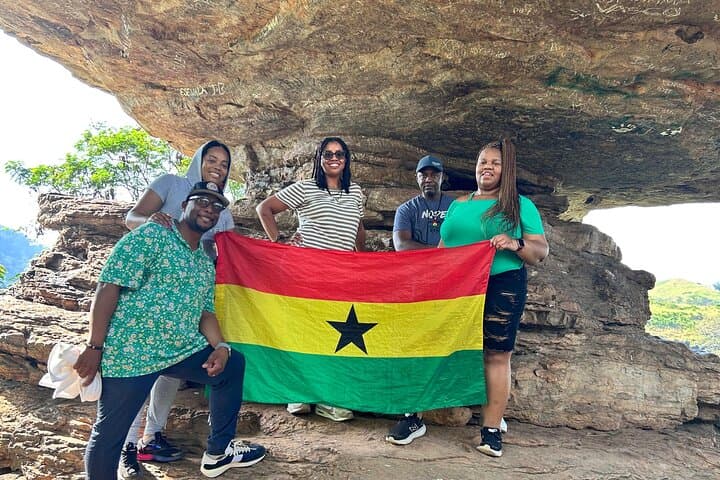 Boti Falls & Aburi Day Tour from Accra: Umbrella Rock, Cocoa Farm & Botanical Gardens photo 4
