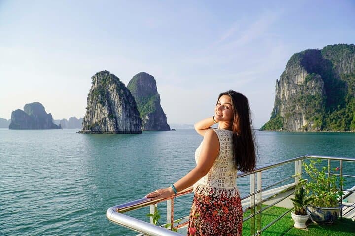 Halong Bay Premium Day Cruise: Cave, Kayak, Ti Top & Buffet from Hanoi photo 1