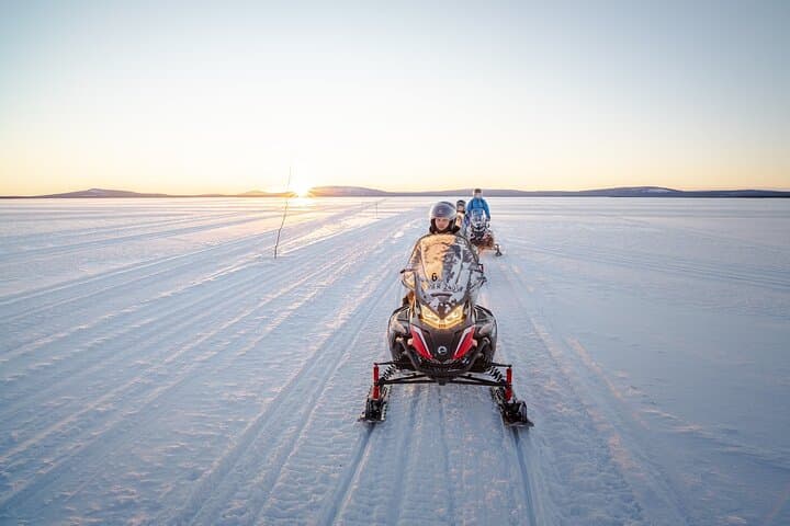 Snowmobiling the Arctic: Guided Lapland Snowmobile Tour from Kiruna photo 2