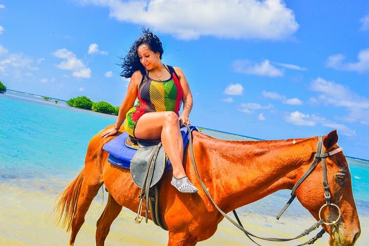 Montego Bay Bamboo Rafting & Horseback Riding Combo — River Raft and Ride Experience photo 2