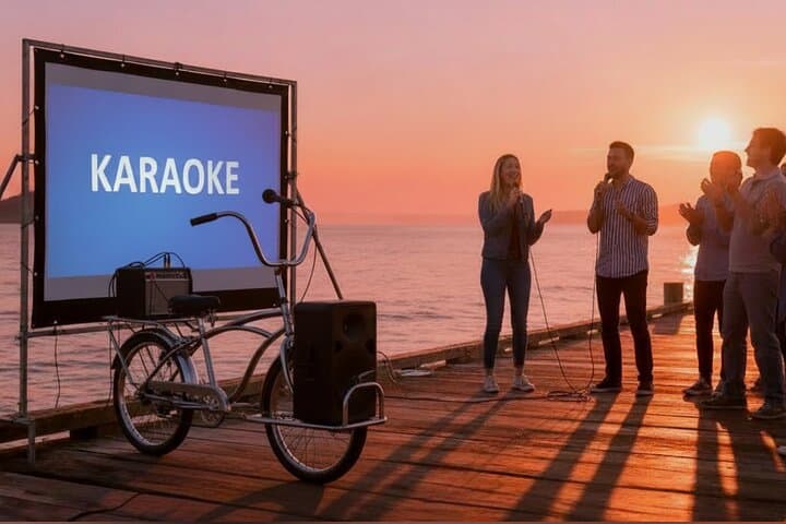 Outdoor Karaoke on Bar Harbor Pier: Sunset Ocean-View Sing-Along photo 4