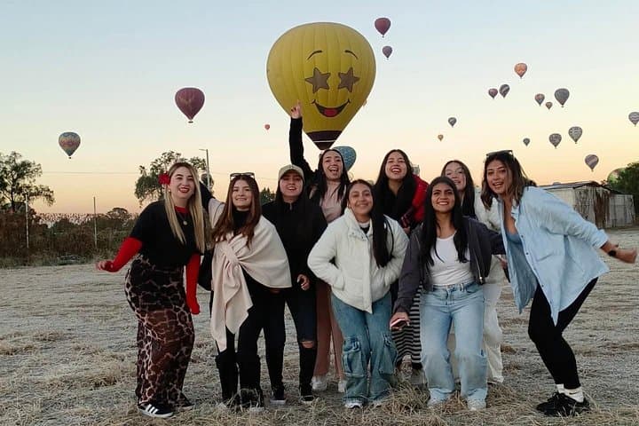 Sunrise Hot-Air Balloon Flight Near Mexico City with Cave Breakfast & Archaeological Stop photo 4