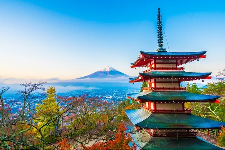 Mt. Fuji Early Morning E-Bike Tour — Cycle Sacred Shrines, Oshino-mura & Fujiyoshida Views