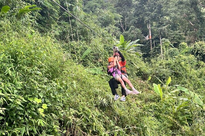 Sticky Waterfall Zipline Adventure and Mae Taeng Scenic Café Day Tour photo 2