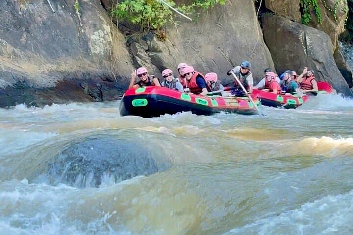 Sticky Waterfall Double Rafting: 8-Hour Mae Taeng Whitewater & Bamboo-Raft Scenic Cafe photo 2