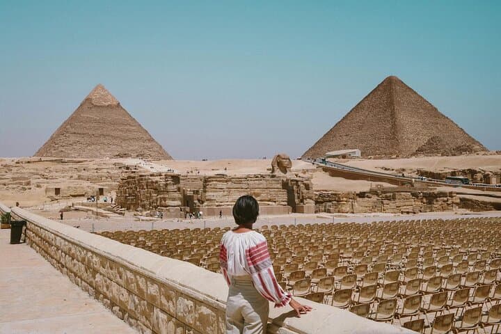 Hurghada to Giza: Grand Egyptian Museum, Pyramids & Sphinx Full-Day Tour