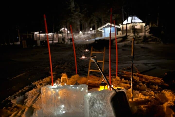 Wilderness Sauna & Ice Dip: Private Lapland Evening from Levi