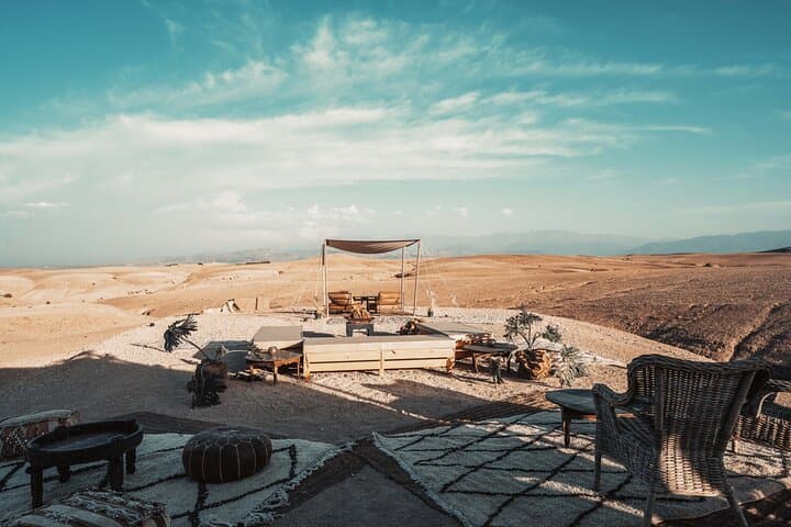 Private Agafay Desert Luxury Lunch with 4x4 Transfer from Marrakech photo 2
