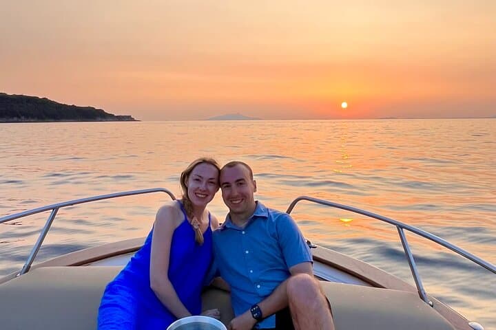 Sunset Boat Tour in Sorrento: Prosecco, Snorkeling & Coastal Views photo 1