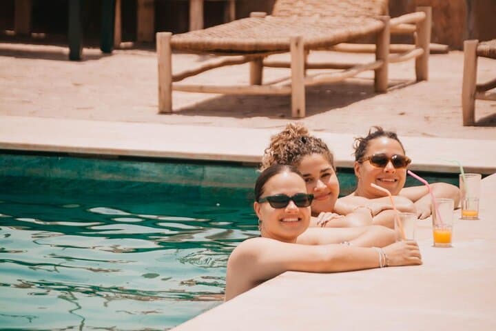 Agafay Desert Camel Ride & Lunch from Marrakech — 1-Hour Camel Trek with Pool Access photo 3