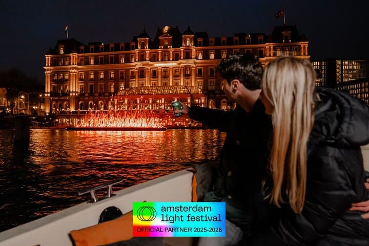 Amsterdam Light Festival Canal Cruise — Unlimited Drinks & Bite Option photo 2