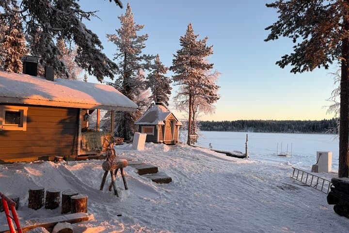 Authentic Arctic Reindeer Farm Visit and Snowshoeing near Levi photo 4