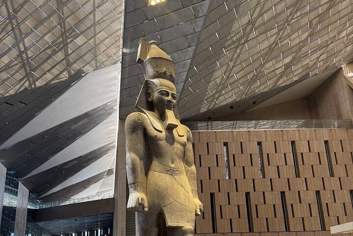 24-Hour Cairo & Giza from Sharm: Grand Egyptian Museum, Pyramids of Giza & Nile Cruise photo 1