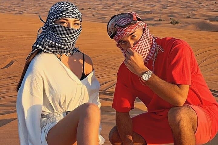 VIP Red Dune Desert Safari in Lahbab: Dune Bashing, Camel Rides & BBQ Night