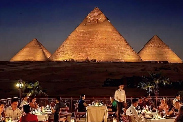 Nighttime Enchanting Ritual at the Pyramids — Dinner & Sound-and-Light Experience in Giza photo 4