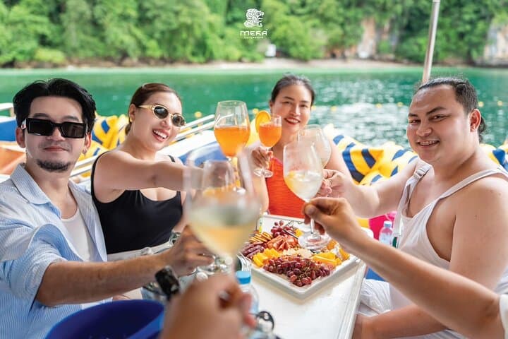 MEKA Catamaran White & Glow Sunset Party — Festive Andaman Sunset Cruise photo 2