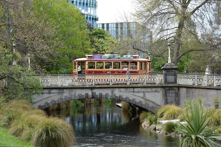 Christchurch Vintage Tram Hop-On Hop-Off: Discover Botanic Gardens, Riverside Market & Cathedral Junction photo 2