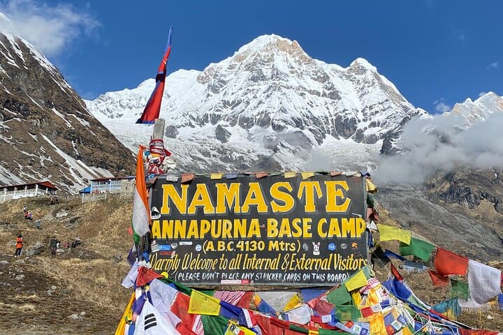Annapurna Base Camp Heli Trek: 8-Day Trek to ABC with Scenic Helicopter Return