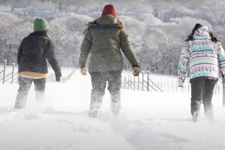 Maoi Hill Snowshoeing — Private Winter Terrace Overlooking the Ishikari Plain photo 4