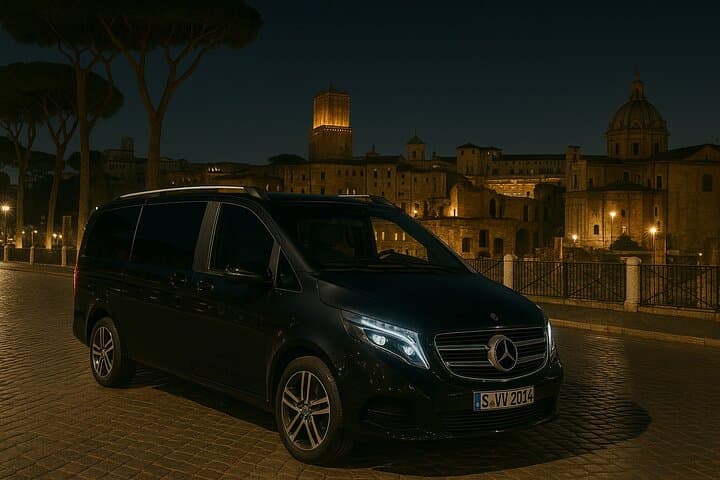 Rome by Night: Private Chauffeur Tour of Illuminated Landmarks