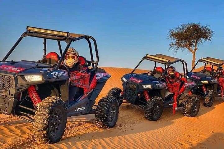 Dubai Desert Safari with BBQ Dinner — Dune Bashing, Camel Rides & Evening Shows