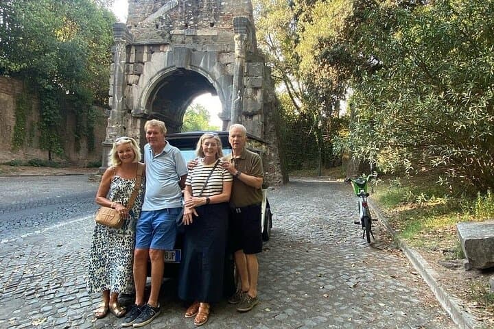 Appian Way Private Golf Cart Tour with Catacombs and Lunch