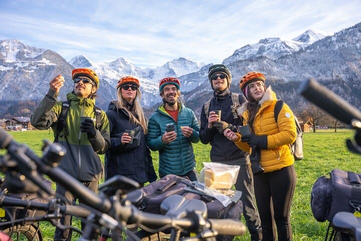Gliding the Snow: Winter E-Bike Tour Through Interlaken's Alpine Shores