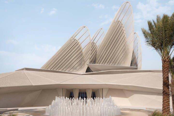 Abu Dhabi Day Tour: Sheikh Zayed Mosque, Zayed National Museum & Louvre Abu Dhabi
