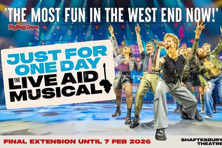 Just For One Day: Live Aid Musical — London Theatre Experience