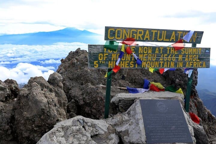 4-Day Mount Meru Trek: Summit Socialist Peak from Arusha