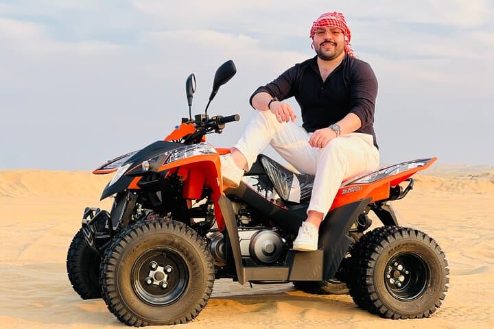 Abu Dhabi Desert Safari: Quad Biking, Dune Bashing & Evening Desert Camp