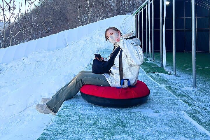 Frozen Ice Wall at Cheongyang Alps Village — Day Trip from Seoul photo 3