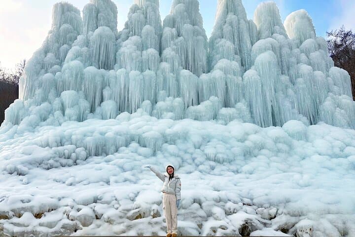 Frozen Ice Wall at Cheongyang Alps Village — Day Trip from Seoul photo 4