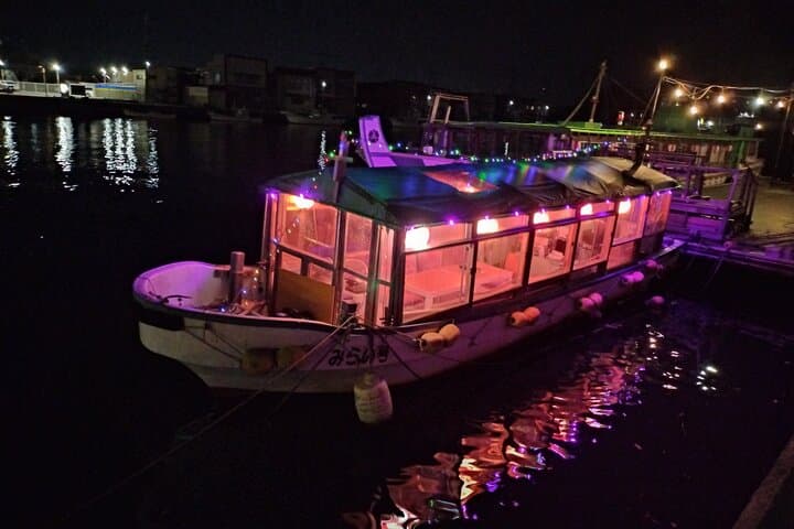 Hachinohe Yakatabune Harbor Cruise: Lantern-Lit Boat Tour & Kabushima Gull Viewing photo 3